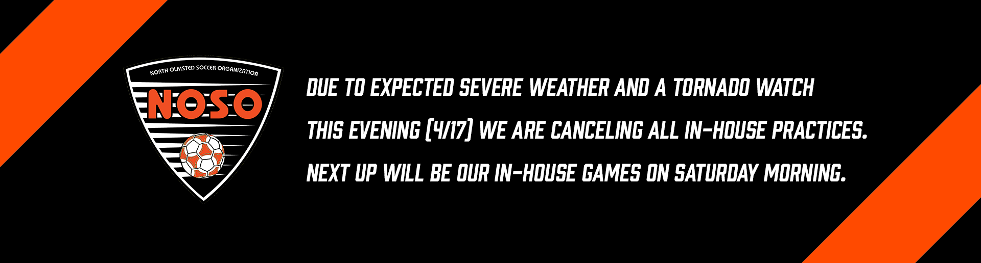 In-House CANCELLED tonight (4/17)