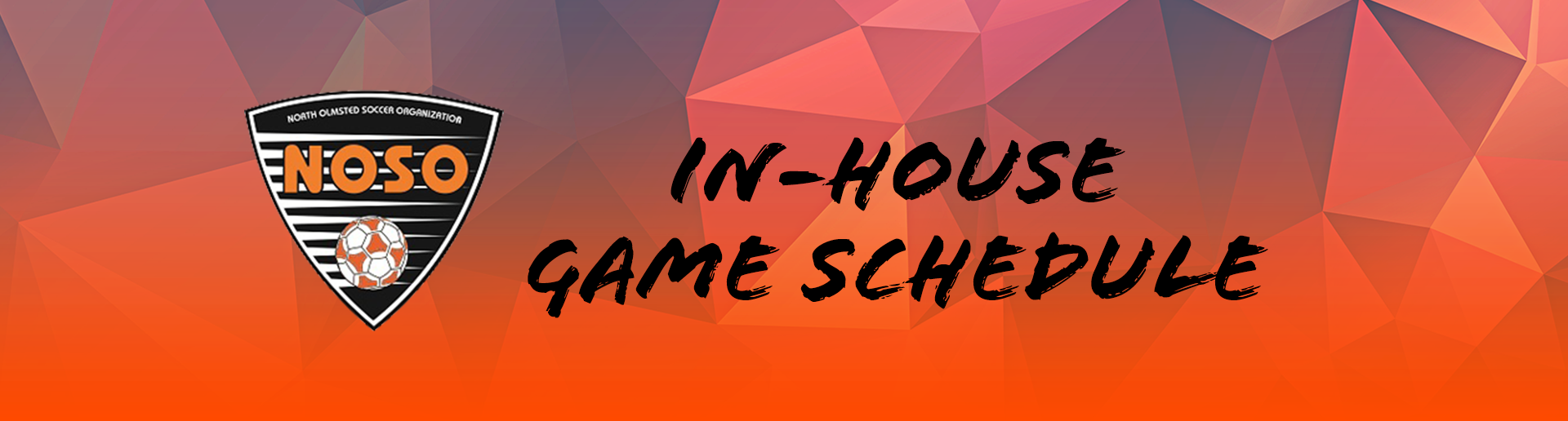 In-House Game Schedule