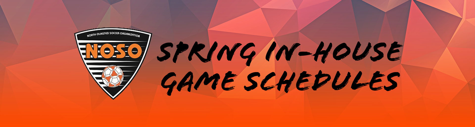 Spring In-House Game Schedules