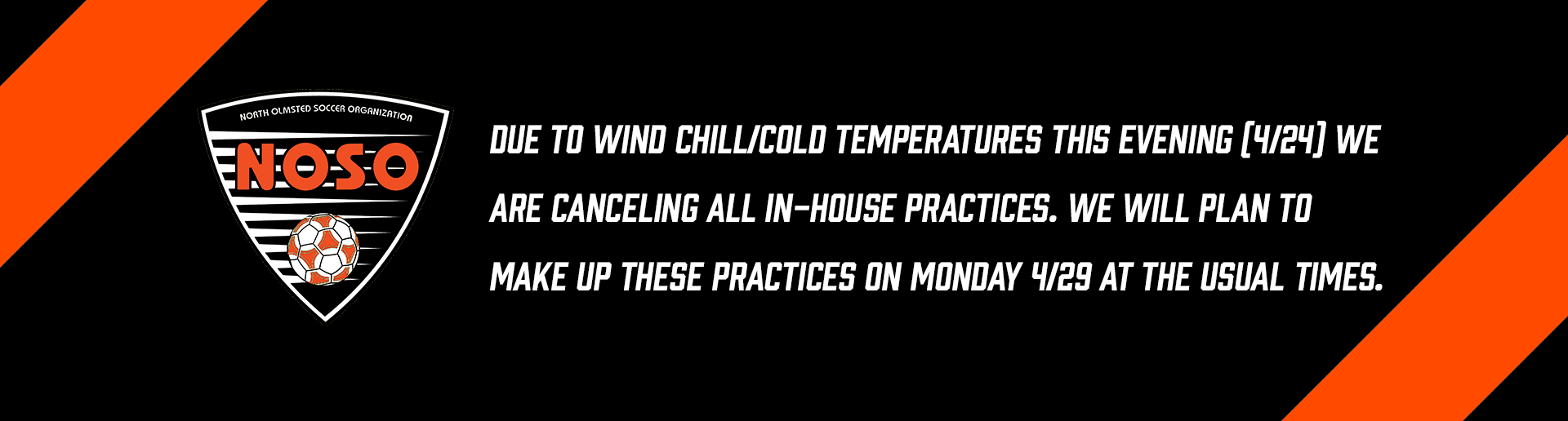 In-House Practices Canceled 4/24